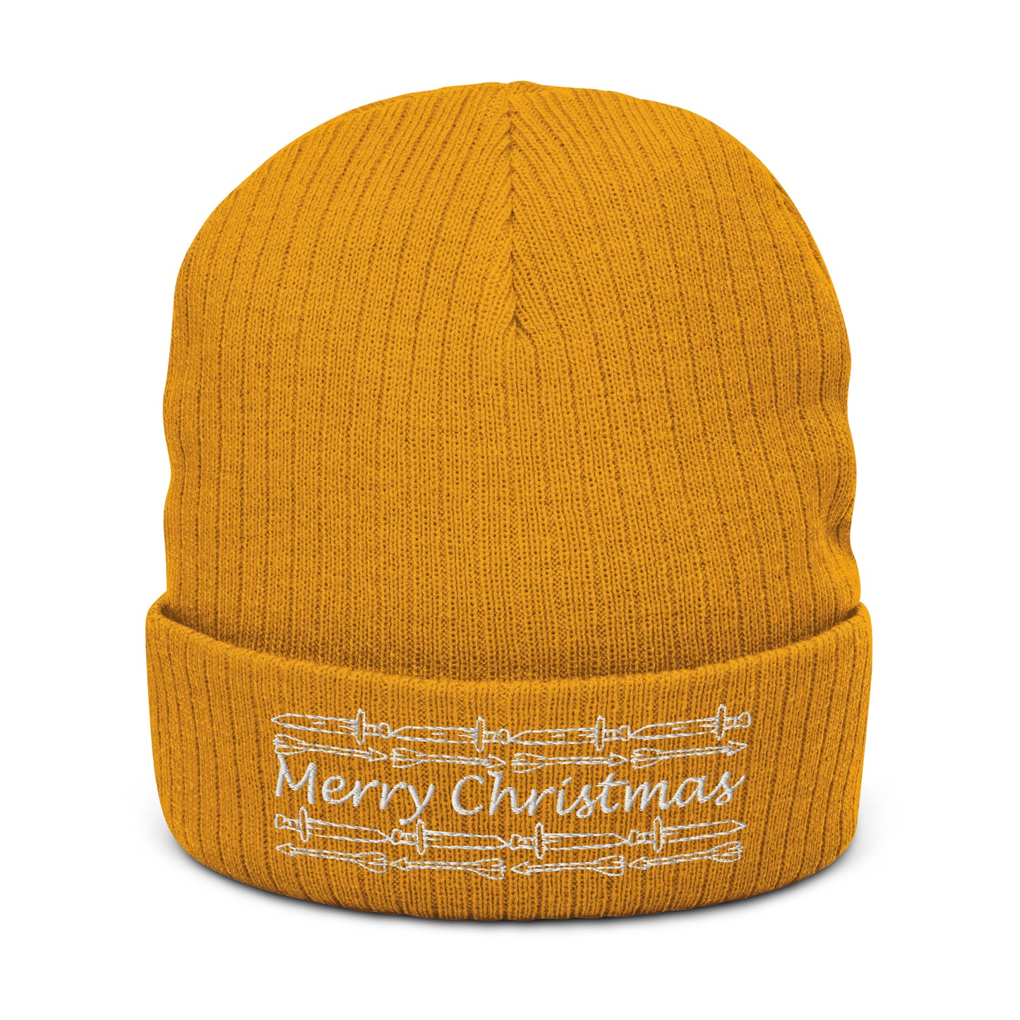Have a Stabby Christmas Ribbed knit beanie