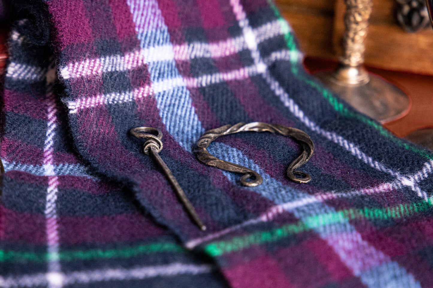 Wiggly Penannular Brooch