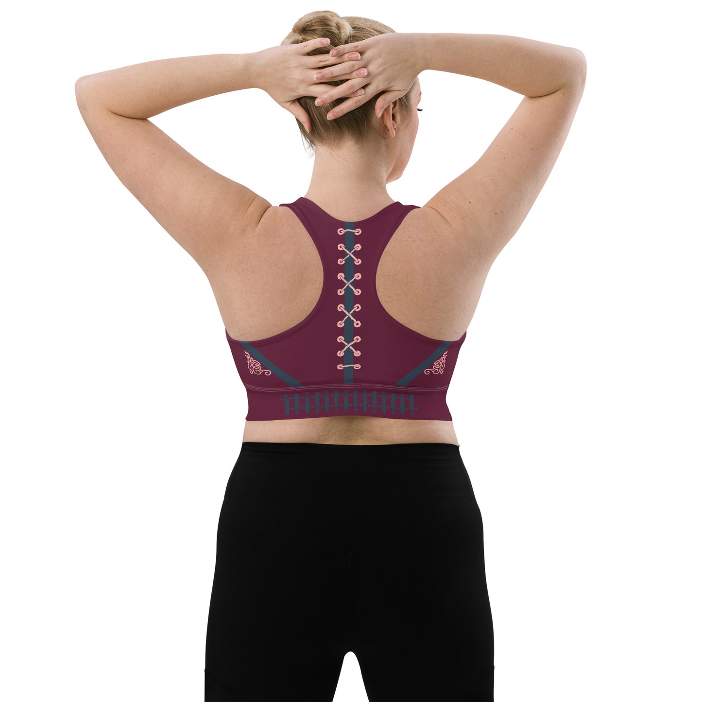 Stabby Princess Longline sports bra