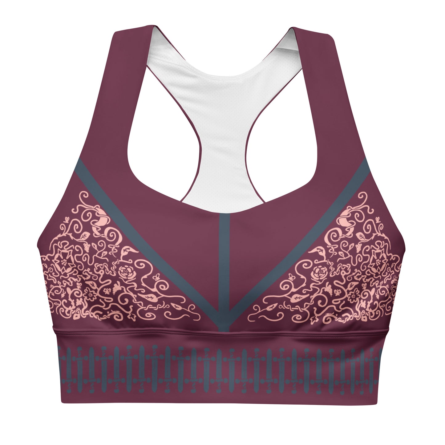 Stabby Princess Longline sports bra