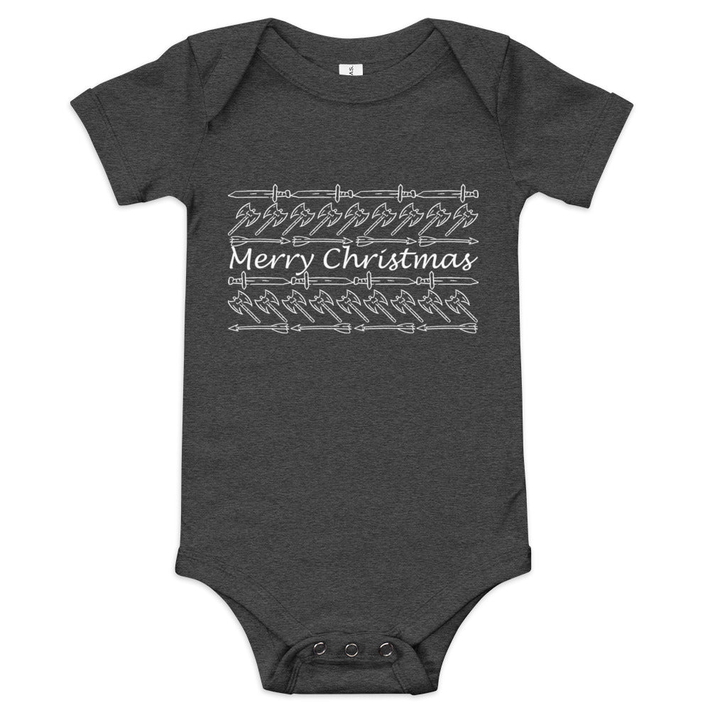 Have a Stabby Christmas Baby short sleeve one piece