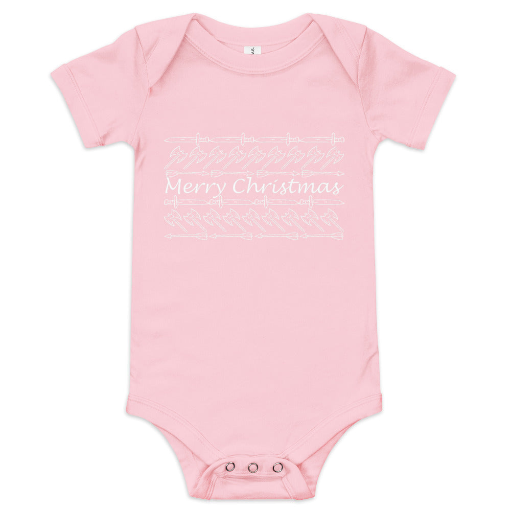 Have a Stabby Christmas Baby short sleeve one piece