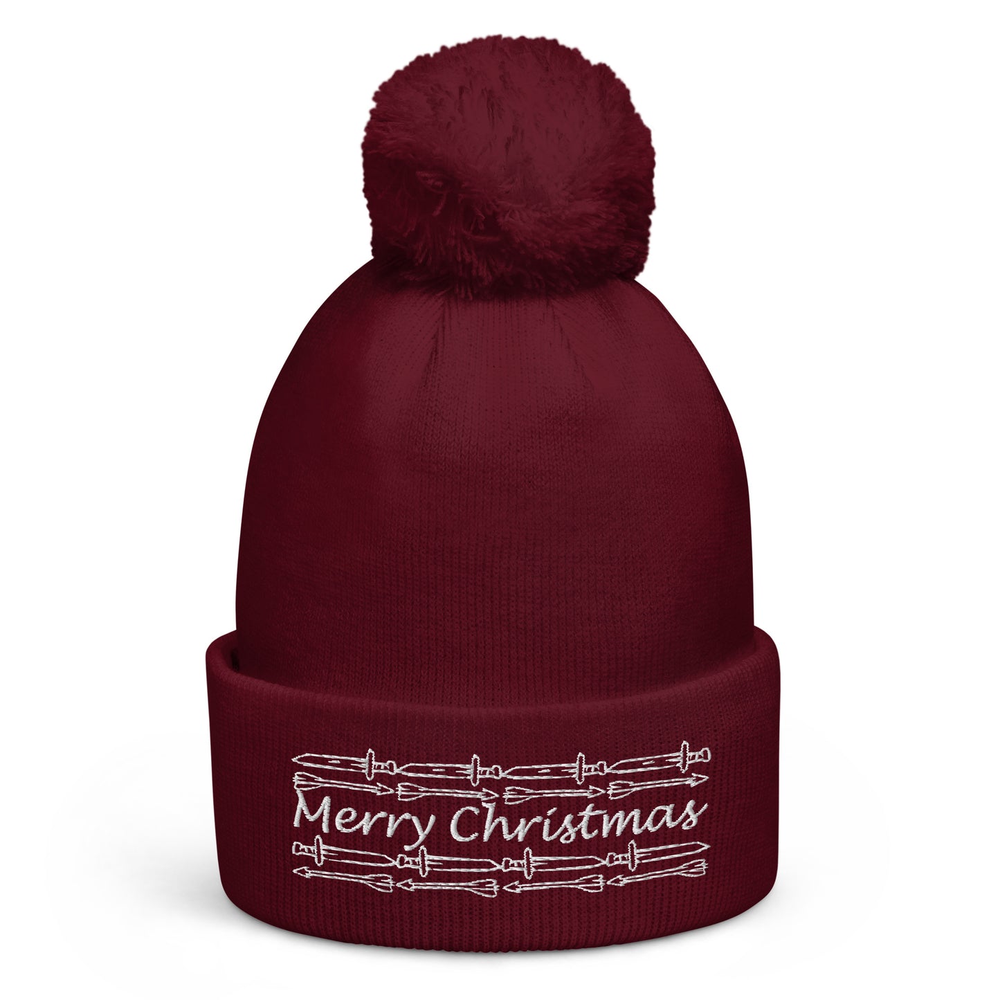 Have a Stabby Christmas Pom Pom Beanie