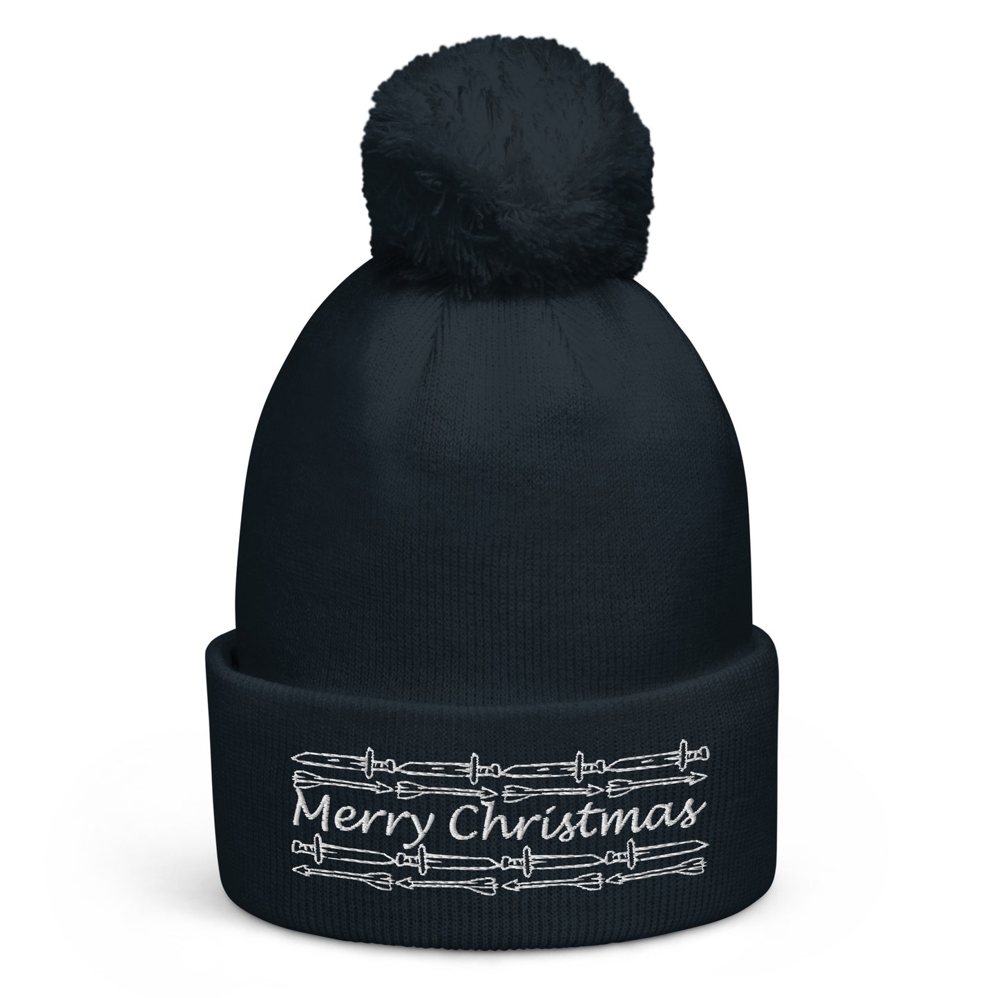 Have a Stabby Christmas Pom Pom Beanie