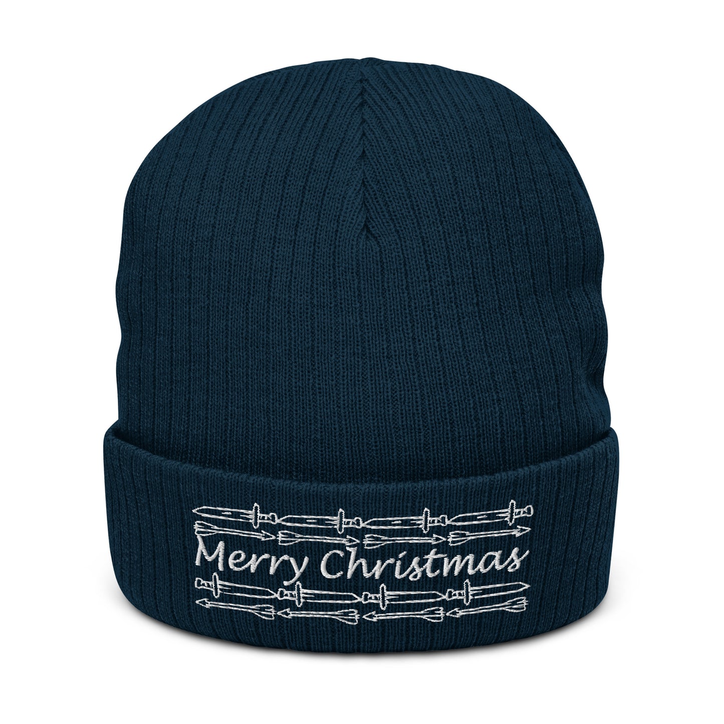 Have a Stabby Christmas Ribbed knit beanie