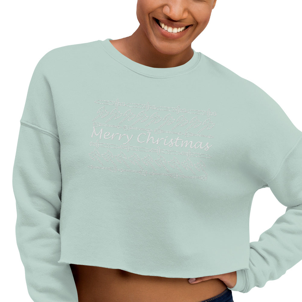Have a Stabby Christmas Crop Sweatshirt