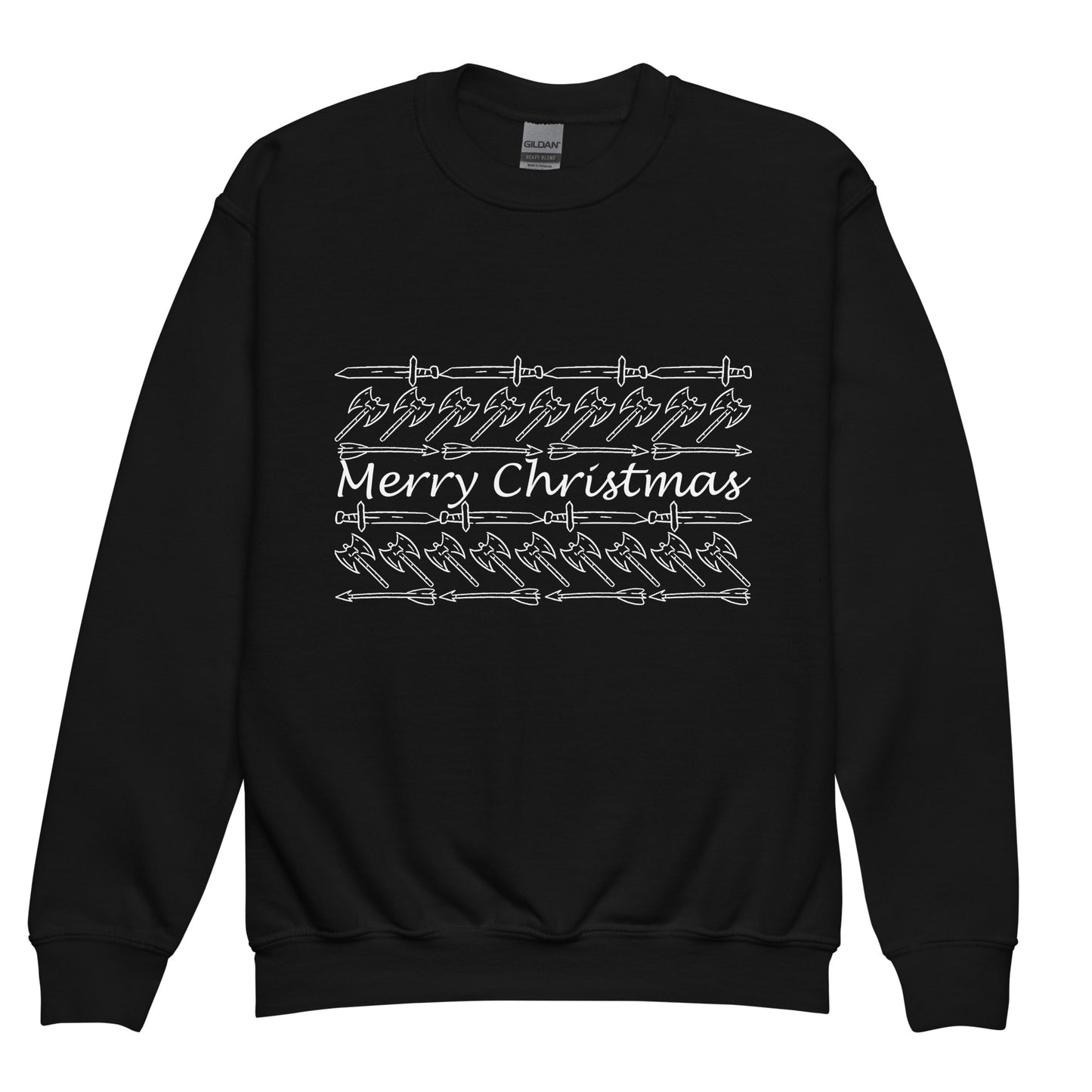 Have a Stabby Christmas Youth crewneck sweatshirt