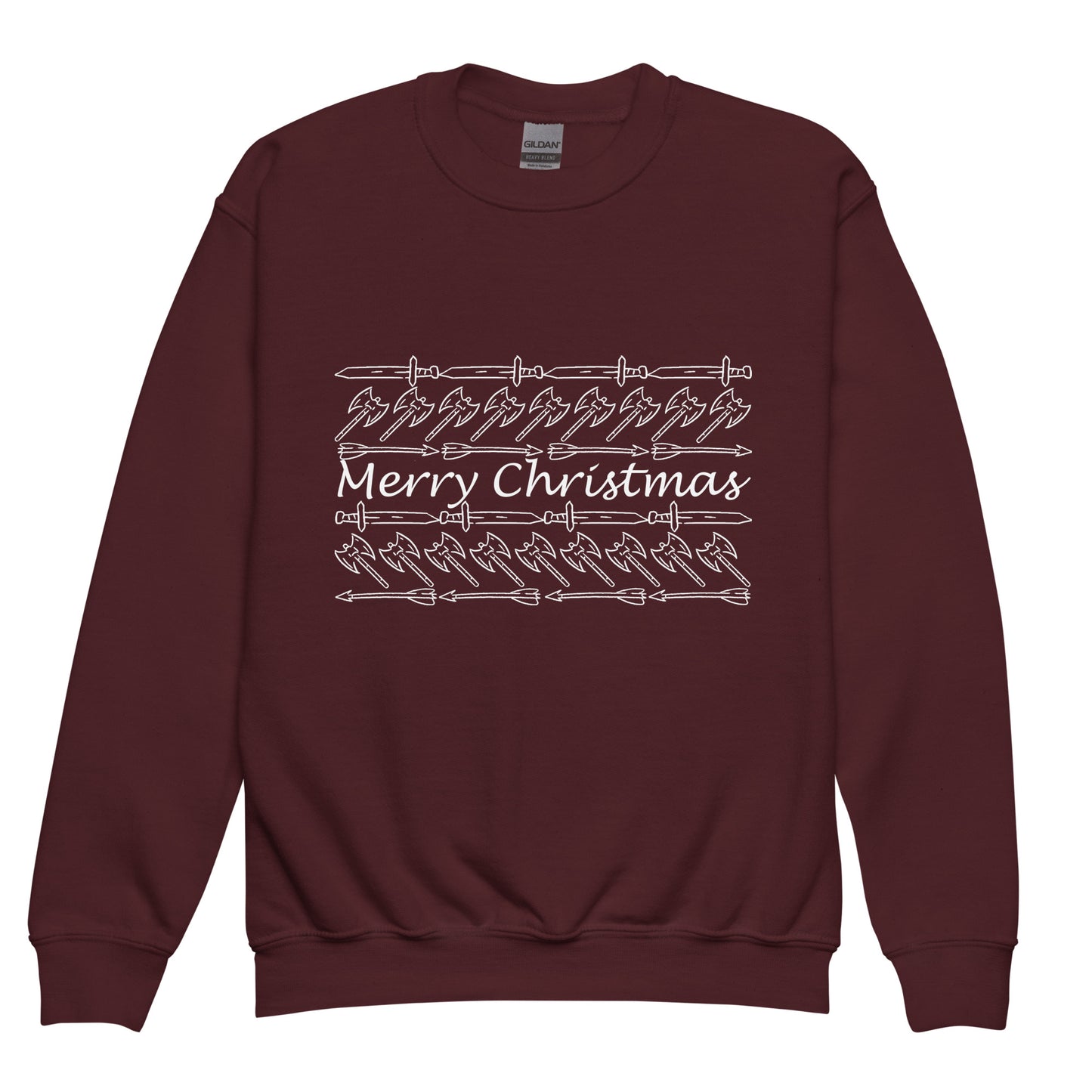 Have a Stabby Christmas Youth crewneck sweatshirt
