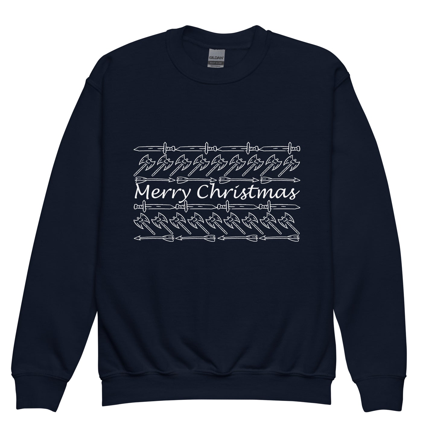 Have a Stabby Christmas Youth crewneck sweatshirt