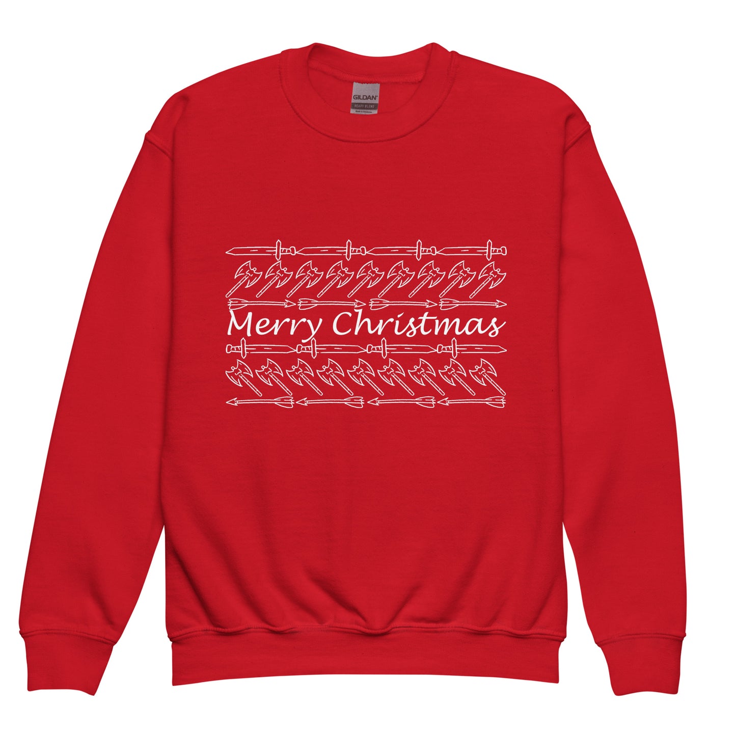Have a Stabby Christmas Youth crewneck sweatshirt